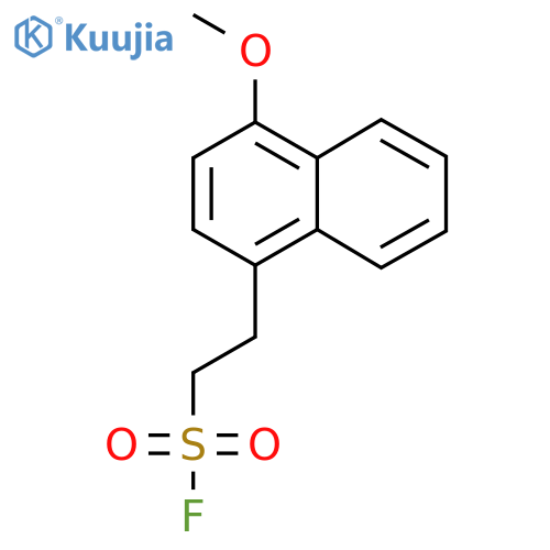 2-(4-Methoxynaphthalen-1-yl)ethane-1-sulfonyl fluoride structure