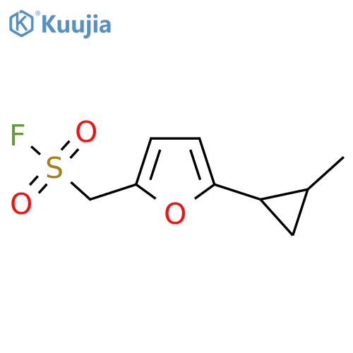5-(2-methylcyclopropyl)furan-2-ylmethanesulfonyl fluoride structure