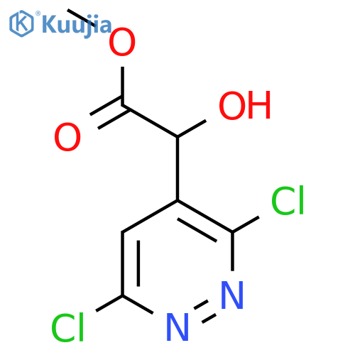 methyl 2-(3,6-dichloropyridazin-4-yl)-2-hydroxyacetate structure
