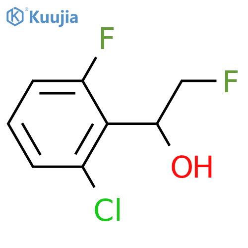 1-(2-chloro-6-fluorophenyl)-2-fluoroethan-1-ol structure