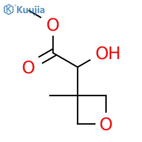 methyl 2-hydroxy-2-(3-methyloxetan-3-yl)acetate structure