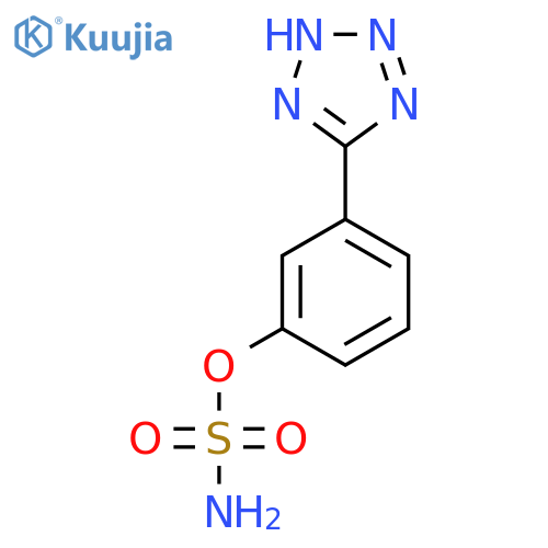 3-(1H-1,2,3,4-tetrazol-5-yl)phenyl sulfamate structure