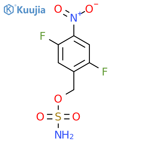 (2,5-difluoro-4-nitrophenyl)methyl sulfamate structure