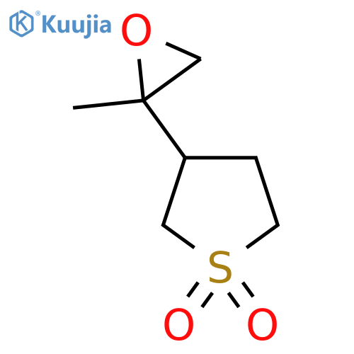 3-(2-methyloxiran-2-yl)-1lambda6-thiolane-1,1-dione structure