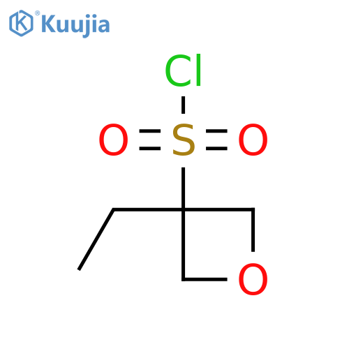 3-ethyloxetane-3-sulfonyl chloride structure