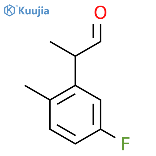 2-(5-Fluoro-2-methylphenyl)propanal structure
