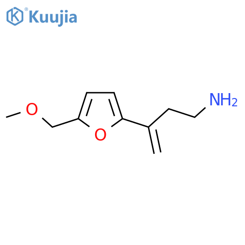 3-5-(methoxymethyl)furan-2-ylbut-3-en-1-amine structure