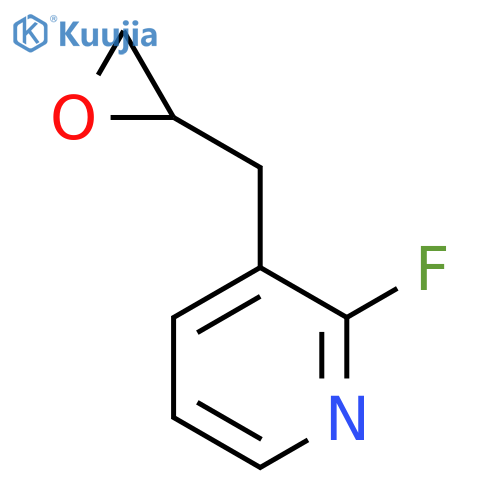 2-fluoro-3-(oxiran-2-yl)methylpyridine structure