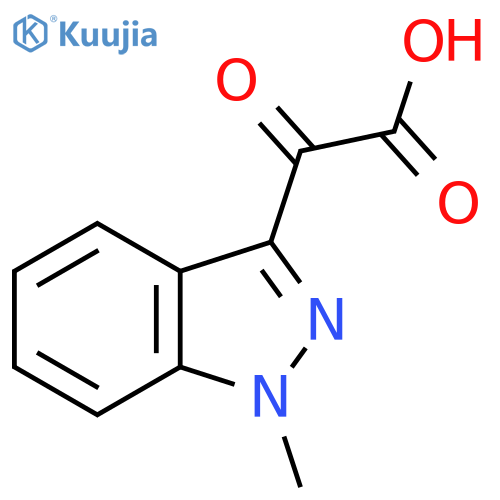 2-(1-methyl-1H-indazol-3-yl)-2-oxoacetic acid structure