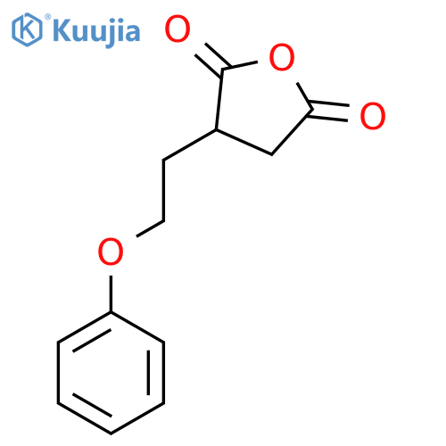 3-(2-phenoxyethyl)oxolane-2,5-dione structure