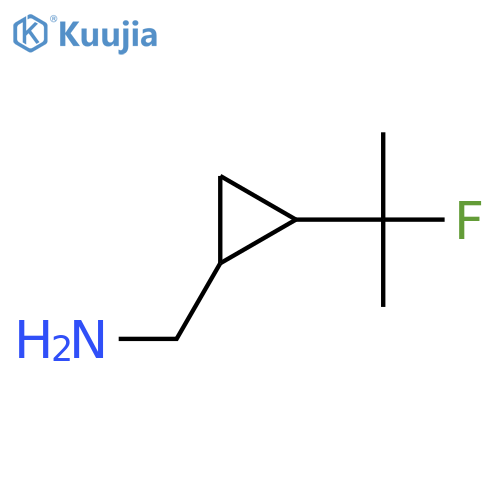 2-(2-fluoropropan-2-yl)cyclopropylmethanamine structure