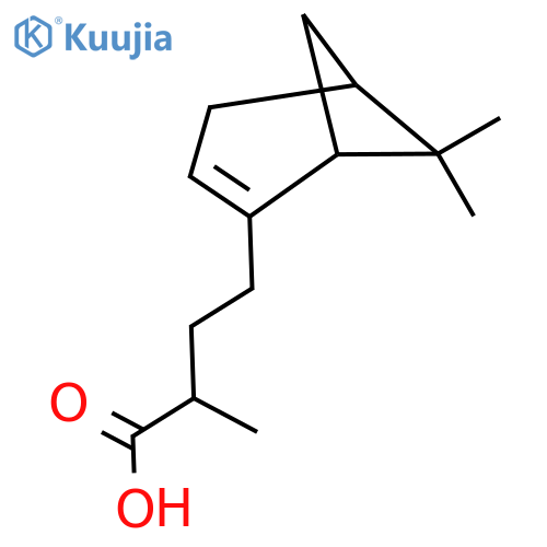 4-{6,6-dimethylbicyclo3.1.1hept-2-en-2-yl}-2-methylbutanoic acid structure