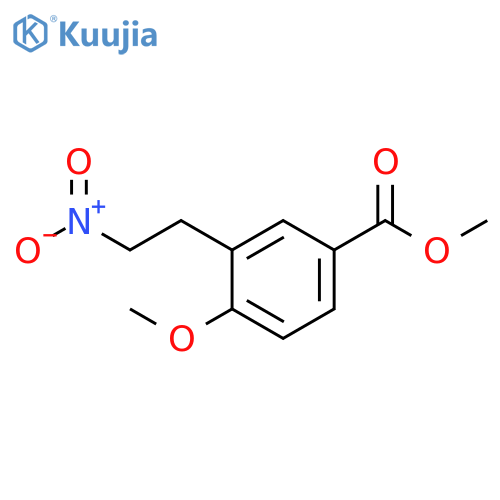 methyl 4-methoxy-3-(2-nitroethyl)benzoate structure