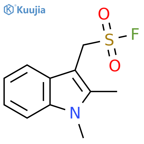 (1,2-dimethyl-1H-indol-3-yl)methanesulfonyl fluoride structure