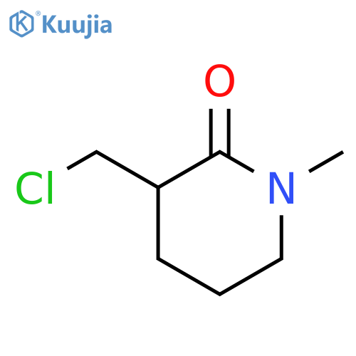 3-(chloromethyl)-1-methylpiperidin-2-one structure