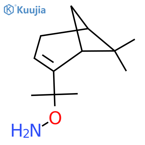 O-(2-{6,6-dimethylbicyclo3.1.1hept-2-en-2-yl}propan-2-yl)hydroxylamine structure