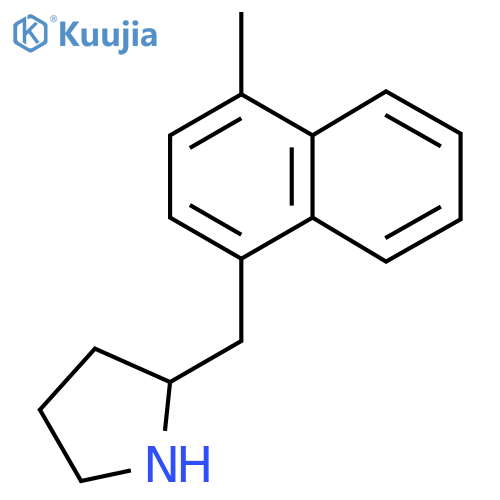 2-(4-methylnaphthalen-1-yl)methylpyrrolidine structure