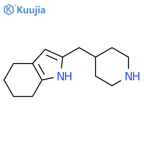 2-(piperidin-4-yl)methyl-4,5,6,7-tetrahydro-1H-indole structure