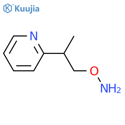 O-2-(pyridin-2-yl)propylhydroxylamine structure