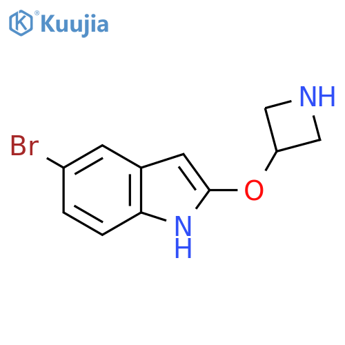 2-(azetidin-3-yloxy)-5-bromo-1H-indole structure