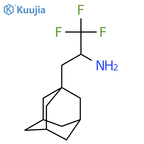 3-(adamantan-1-yl)-1,1,1-trifluoropropan-2-amine structure