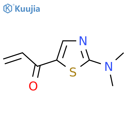 1-2-(dimethylamino)-1,3-thiazol-5-ylprop-2-en-1-one structure