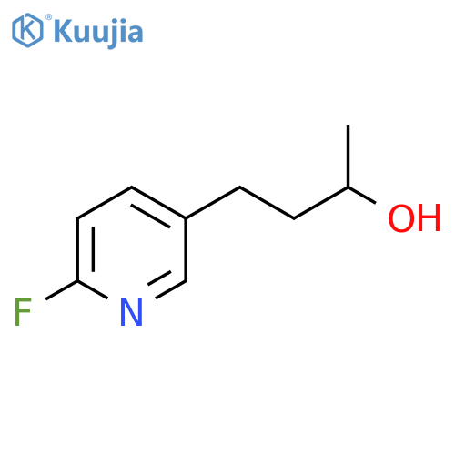4-(6-fluoropyridin-3-yl)butan-2-ol structure