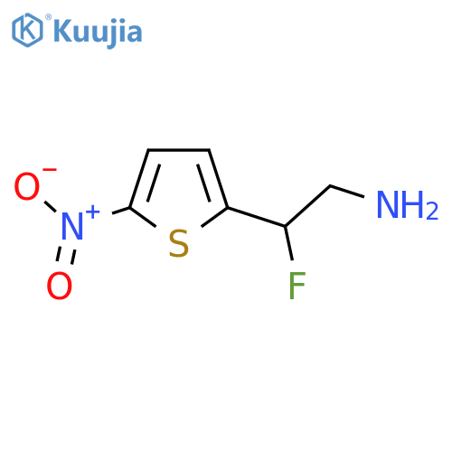 2-fluoro-2-(5-nitrothiophen-2-yl)ethan-1-amine structure