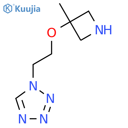 1-{2-(3-methylazetidin-3-yl)oxyethyl}-1H-1,2,3,4-tetrazole structure