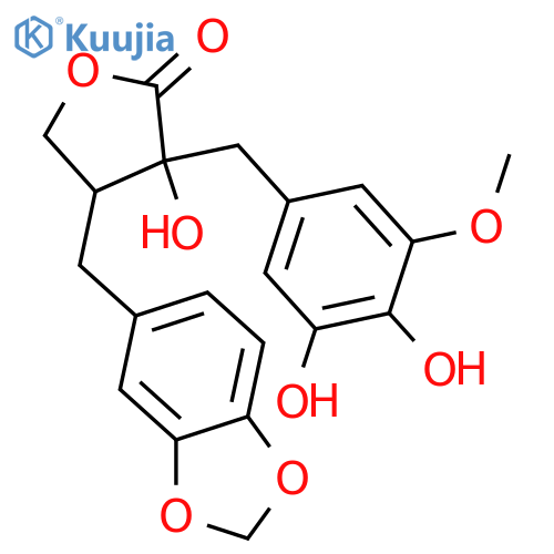 3,3',4,4',5,8-Hexahydroxy-8,8'-lignan-9,9'-olide; (8S,8'S)-form, 3',4'-Methylene, 3-Me ether structure
