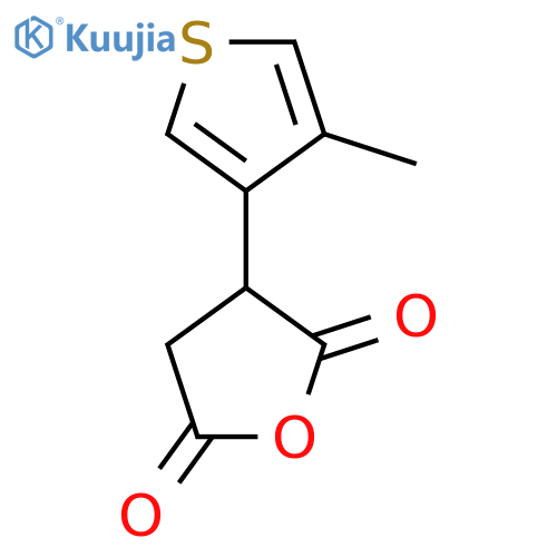 3-(4-methylthiophen-3-yl)oxolane-2,5-dione structure