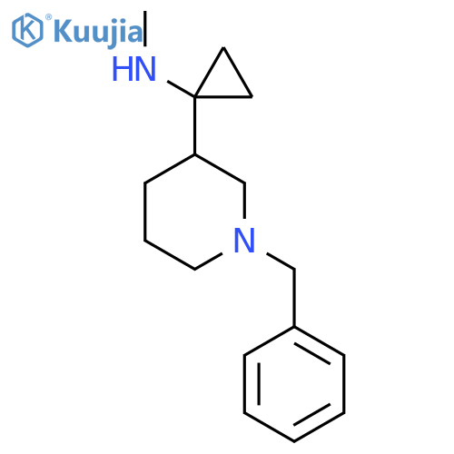 1-(1-benzylpiperidin-3-yl)-N-methylcyclopropan-1-amine structure