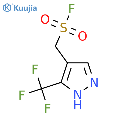 3-(trifluoromethyl)-1H-pyrazol-4-ylmethanesulfonyl fluoride structure