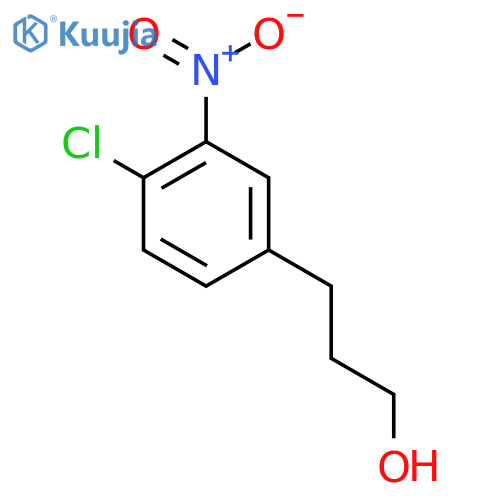 3-(4-chloro-3-nitrophenyl)propan-1-ol structure