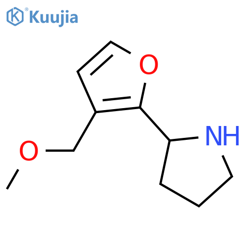 2-3-(methoxymethyl)furan-2-ylpyrrolidine structure