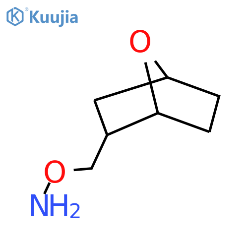 O-({7-oxabicyclo2.2.1heptan-2-yl}methyl)hydroxylamine structure