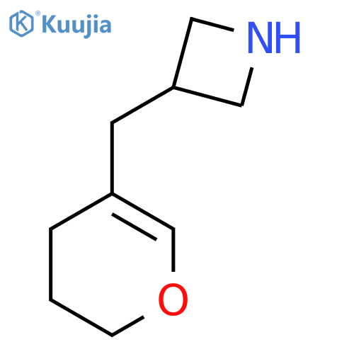 3-(3,4-dihydro-2H-pyran-5-yl)methylazetidine structure