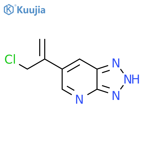 6-(3-chloroprop-1-en-2-yl)-3H-1,2,3triazolo4,5-bpyridine structure