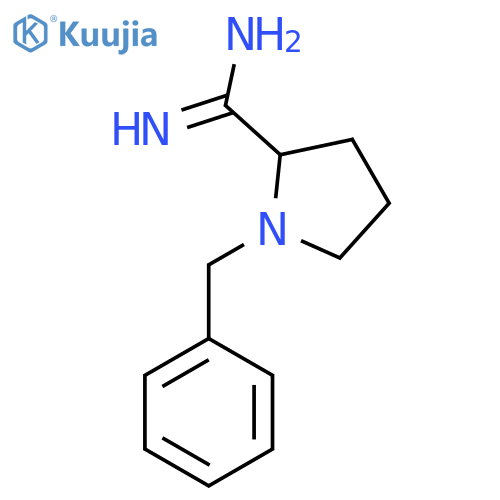 1-benzylpyrrolidine-2-carboximidamide structure
