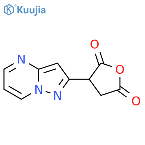 3-{pyrazolo1,5-apyrimidin-2-yl}oxolane-2,5-dione structure
