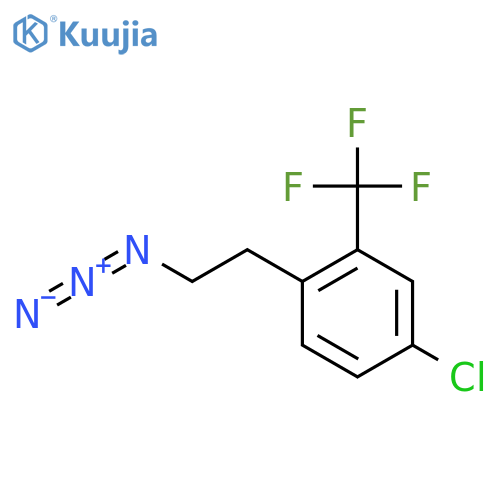 1-(2-Azidoethyl)-4-chloro-2-(trifluoromethyl)benzene structure