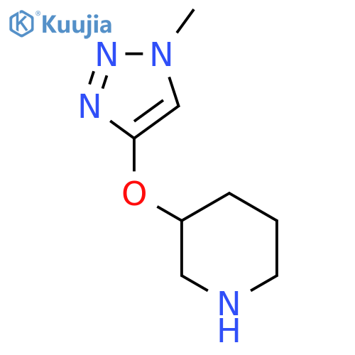 3-(1-methyl-1H-1,2,3-triazol-4-yl)oxypiperidine structure