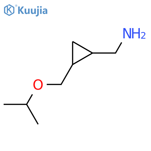 {2-(propan-2-yloxy)methylcyclopropyl}methanamine structure