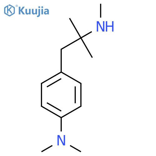 N,N-dimethyl-4-2-methyl-2-(methylamino)propylaniline structure