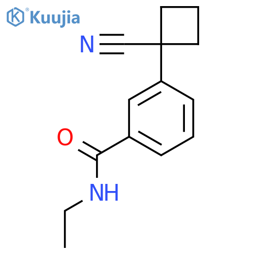 3-(1-cyanocyclobutyl)-N-ethylbenzamide structure