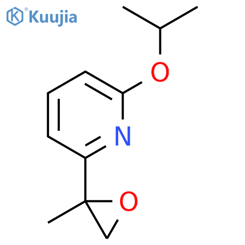 2-(2-methyloxiran-2-yl)-6-(propan-2-yloxy)pyridine structure
