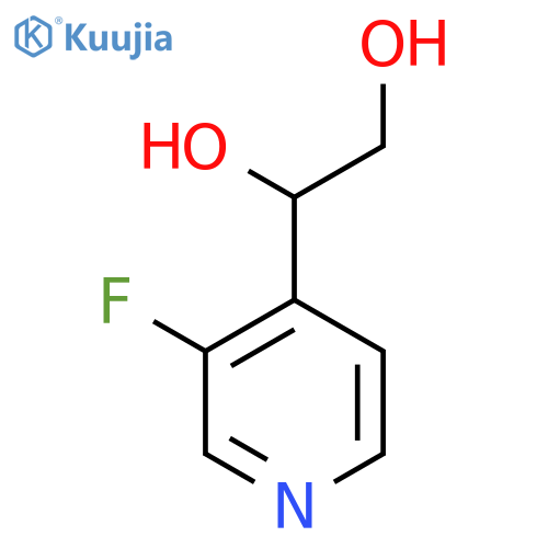 1-(3-fluoropyridin-4-yl)ethane-1,2-diol structure