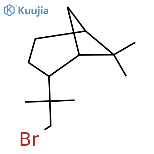2-(1-bromo-2-methylpropan-2-yl)-6,6-dimethylbicyclo3.1.1heptane structure