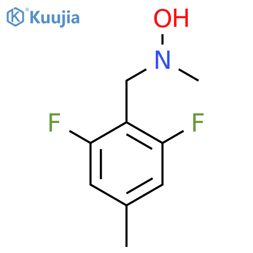 N-(2,6-difluoro-4-methylphenyl)methyl-N-methylhydroxylamine structure