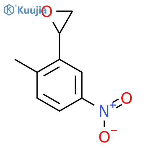 2-(2-methyl-5-nitrophenyl)oxirane structure